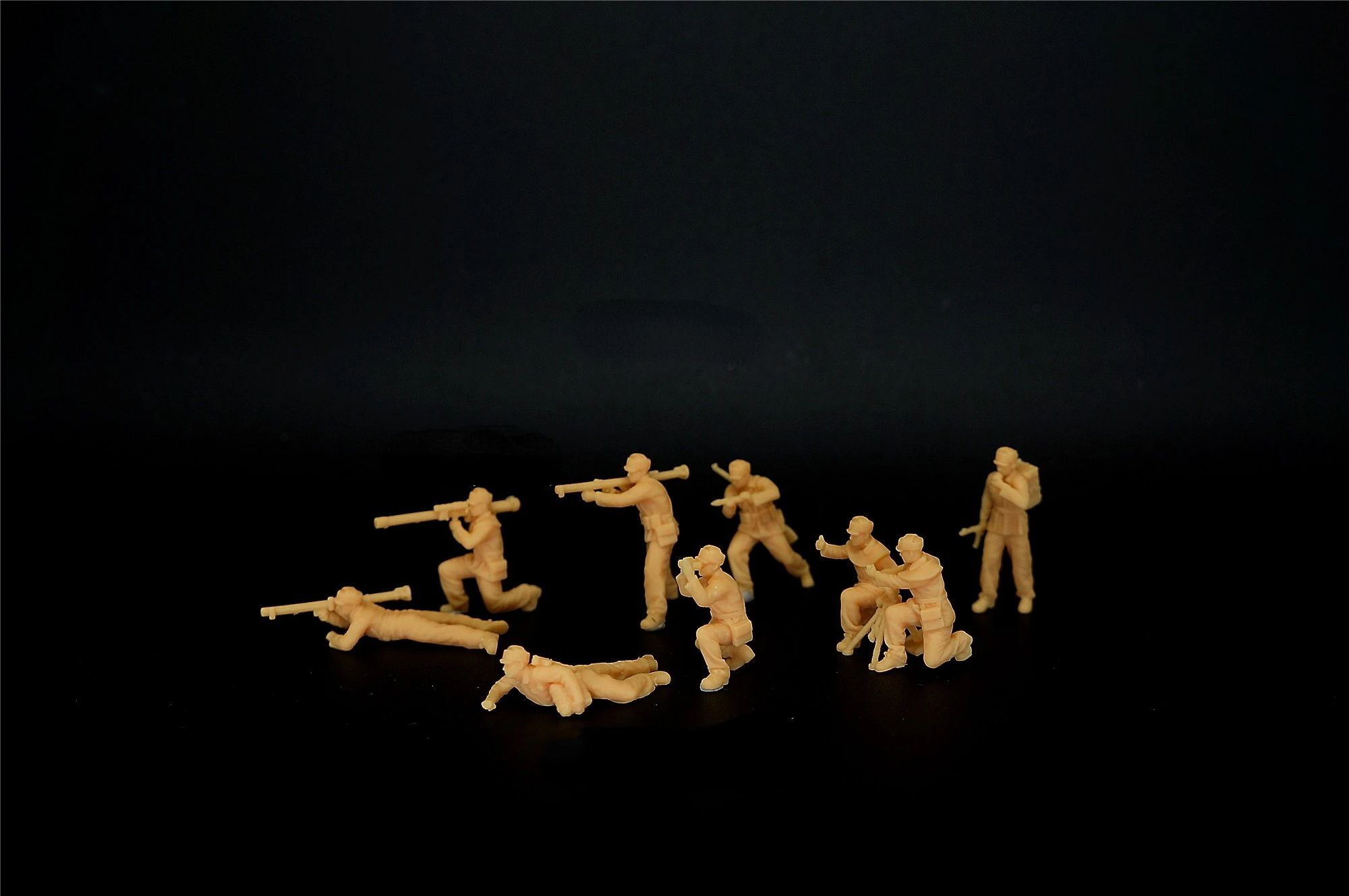 

1/72 НОАК 9 человек геном (солдат) из группы тяжелых оружия китайской волонтерской армии противостоять агрессивной помощи США Корея