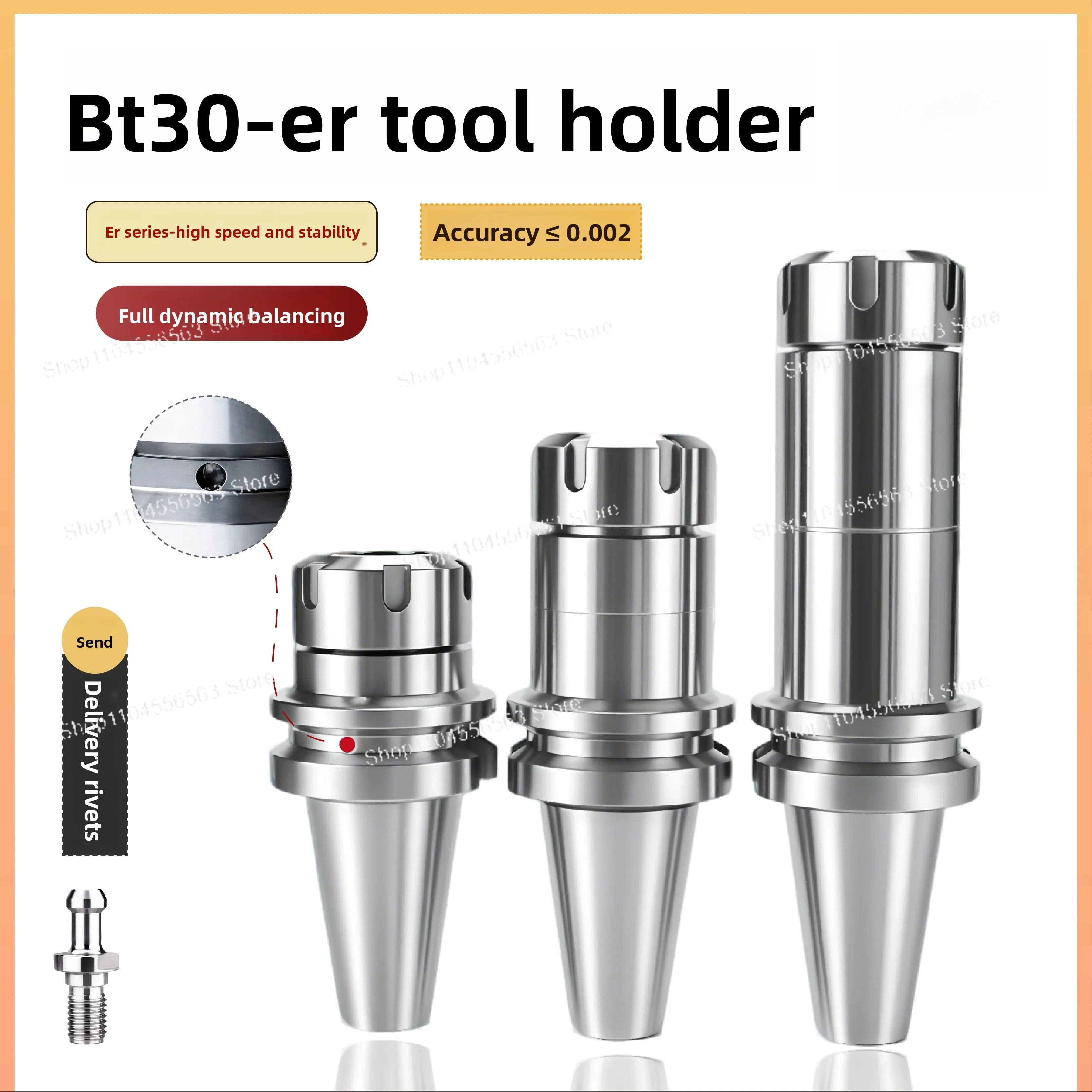 

ER tool holder BT30ER25ER32 elastic dynamic balance high precision