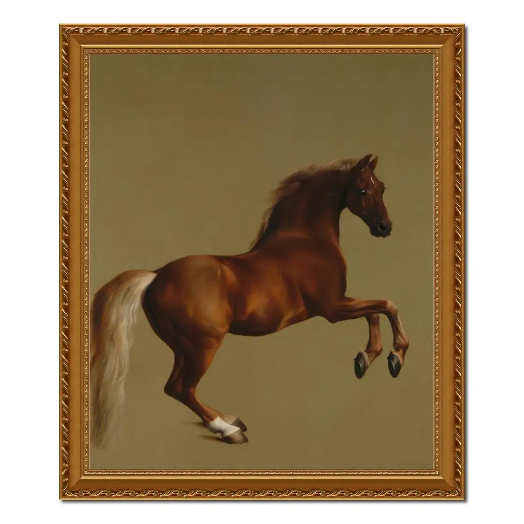 

Horse Canvas Art Whistlejacket George Stubbs Painting Dogs Hand Painted Classical Landscapes Artwork Wooden Framed Wall Decor