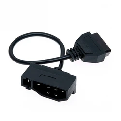 7 Pin OBDII Diagnostic Connector Adapter Cable For Ford OBD1 To OBD2 Convertor Adapter Diagnostic Scanner Auto Connector