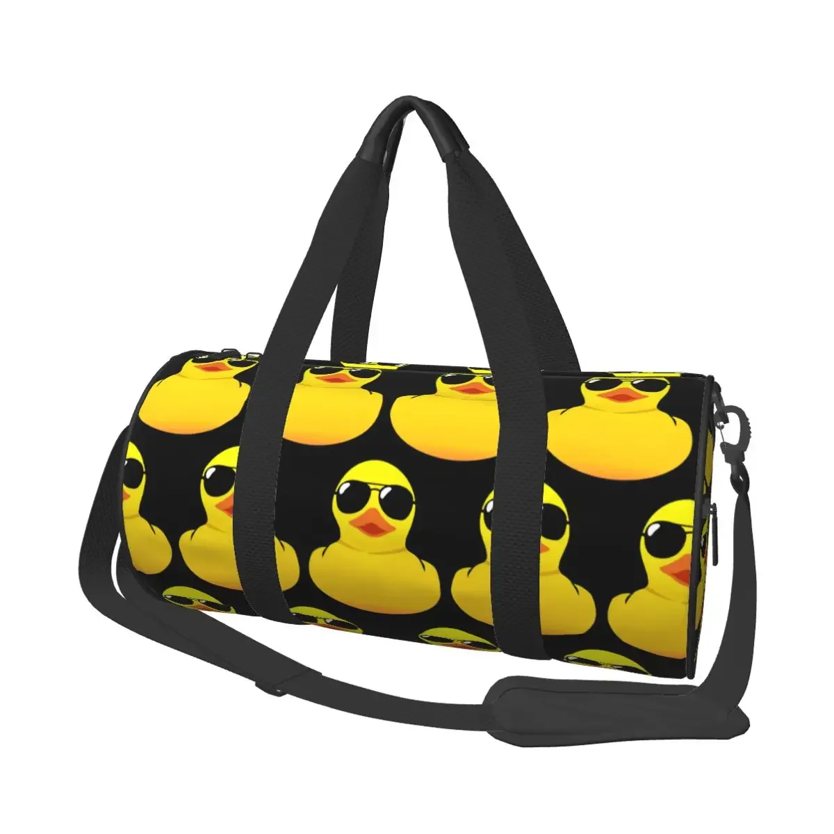 

Cool Rubber Duck Large Duffle Gym Bag Waterproof Duffle Travel Bags Handbags Fitness bag