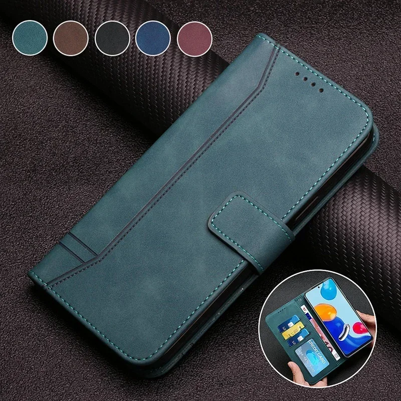 Wallet Case for Redmi Note 13 12S 12 Pro 11 11 Pro 10 10 Pro 9 8 7 Card Pocket Cover for Redmi 13 12C 10C 9C 10 9 9A 9T