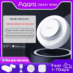 Aqara Sensore rilevatore di fumo Zigbee 3.0 Smart Home Allarme antincendio Monitor Avviso sonoro APP di sicurezza Funziona con Xiaomi Mi home Homekit