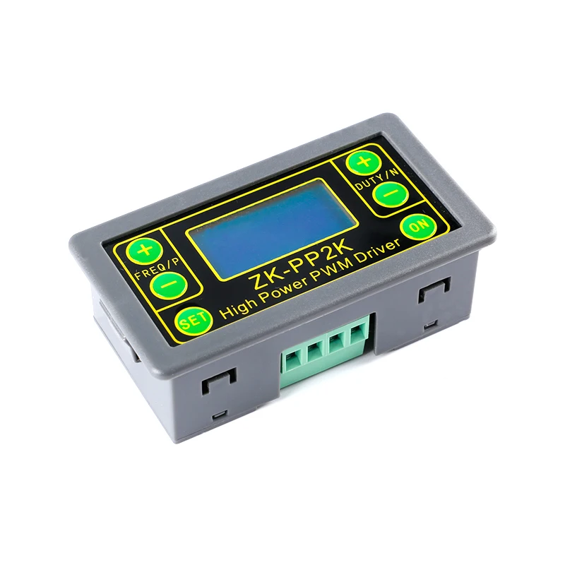 ZK-PP2K PWM Signal Generator 8A Driver Module for Motor/Lamp Dual Mode LCD PWM Pulse Frequency Duty Cycle Adjustable Module