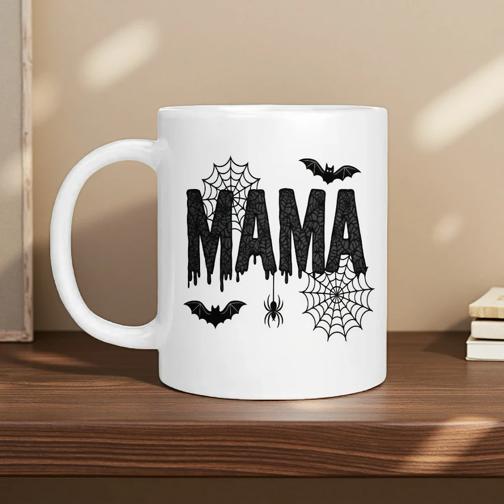 These eerie spider web and bat patterned mugs are machine washable and make a perfect holiday gift for friends and family.