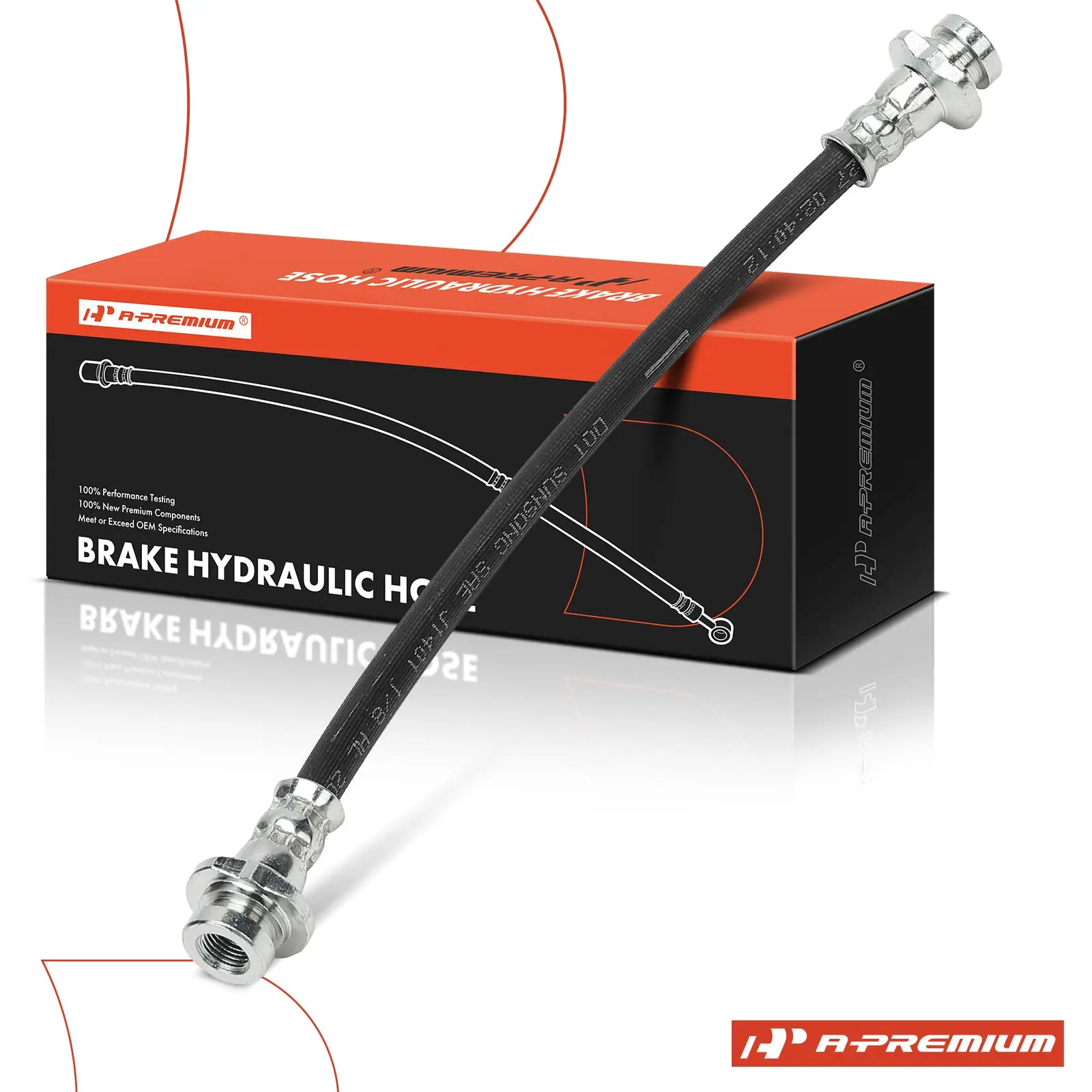 A-Premium Rear Passenger Side Brake Hydraulic Hose for Nissan Rogue 2022-2023 X-Trail 2022