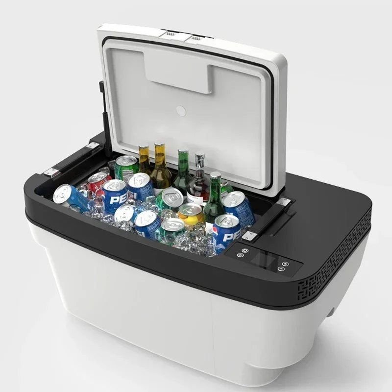 For Tesla Model Y Model 3 35L 12V Car Refrigerator Fridge Freezer Compressor Cooling Trunk Fridge Medicine Storage Travel Fridge