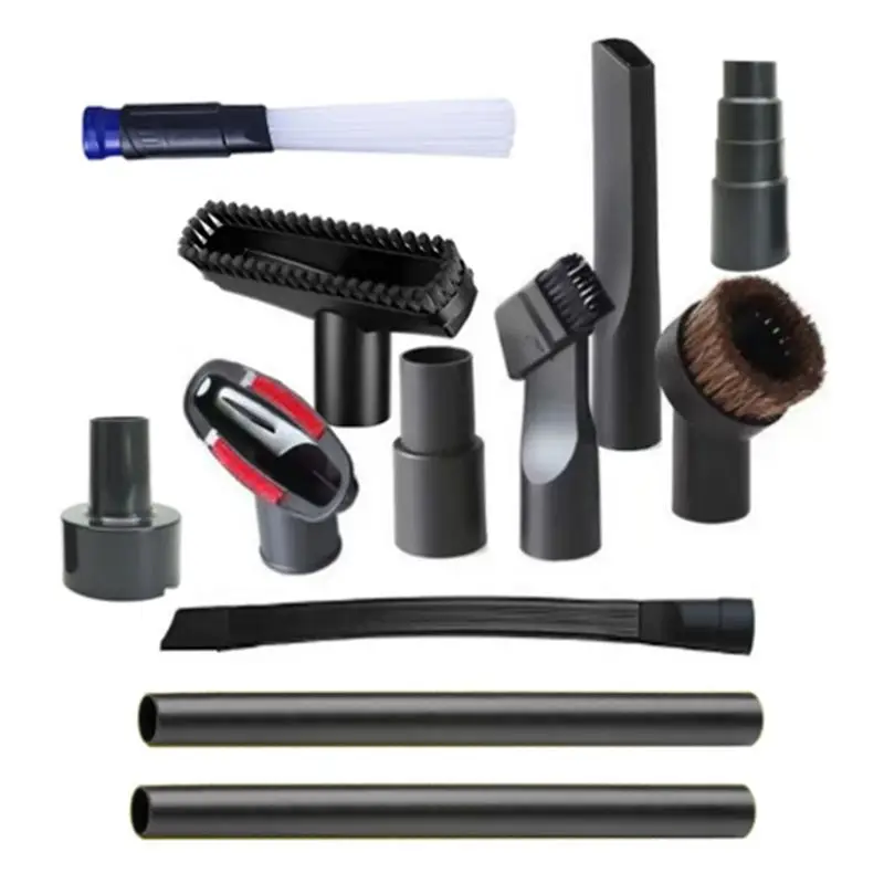 

12PCS Universal Vacuum Attachments 1-1/4Inch Vacuum Cleaners Brush Extension Wand Nozzle Crevice Tool Wet Dry