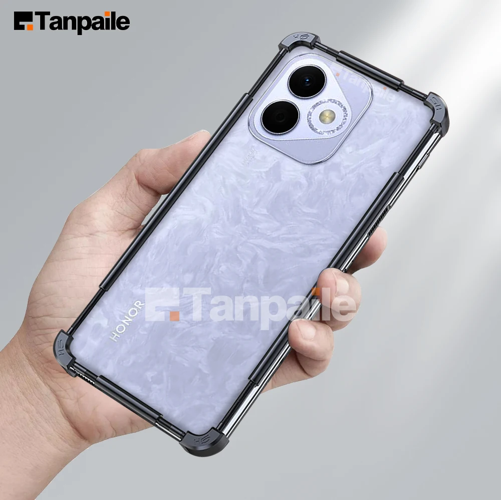 

Чехол-бампер из нержавеющей стали с металлической рамкой для Honor X60i X50 GT X40 Pro X30 X20 X10 X9C X9a X9b X8a X7a X6a X5 Plus