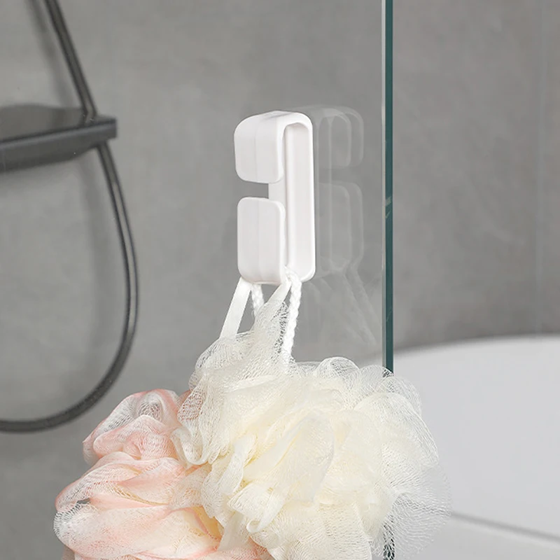 2PCS Self Adhesive Window Cabinet Drawer Handles Wardrobe Door Knob Auxliary Device No Drill Sliding Door Organizer