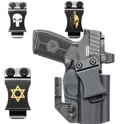 Kydex intern verdeckt tragen iwb Holster für iwi masada schlanke 9mm mag Magazin halter Metall gürtel Clip Klappe Klaue