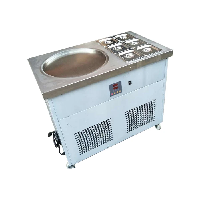 

Hot Sale Fried Ice Cream Machine Fried Ice Cream Machine Popsicles Roll Fry Ice Cream Machine