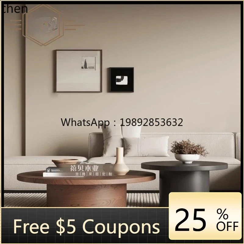 

CJ7solid wood child and mother coffee table size high and low combination popular