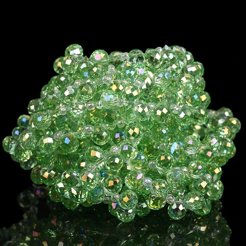 50 Stück tschechische Kristallperlen in Tropfenform, facettierte Perlen für die Schmuckherstellung, DIY, handgefertigte Ohrringe, Halsketten, Armbänder, Zubehör – Detail 7