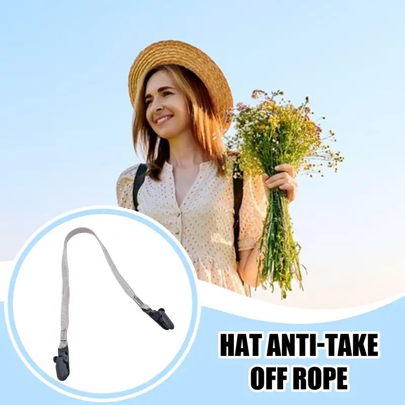 Cap Wind-Proof Rope Hat Clips Hat Clip Hat Chin Strap Multifunctional Hat Clip Hat Chin Strap Multifunctional Cap Retainer