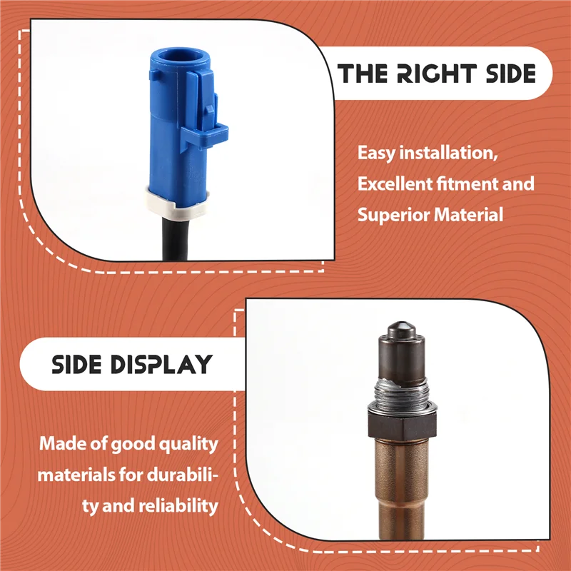 

Oxygen O2 Sensor 0258006927 For FORD MONDEO GALAXY S-MAX VOLVO S60 S80 V 40 60 70 XC60 1.6 2.0 2.3 06–2015 6G91-9G444-AA