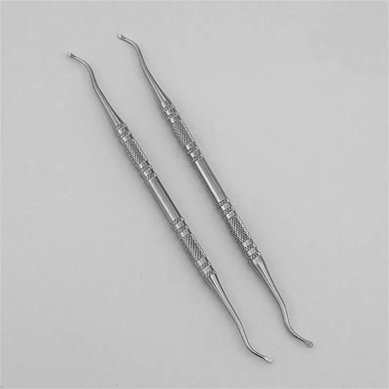 Double Ended Ingrown Toe Correction Files Stainless Steel Toe Nail Care Manicure Pedicure Toenails Clean Foot Tools