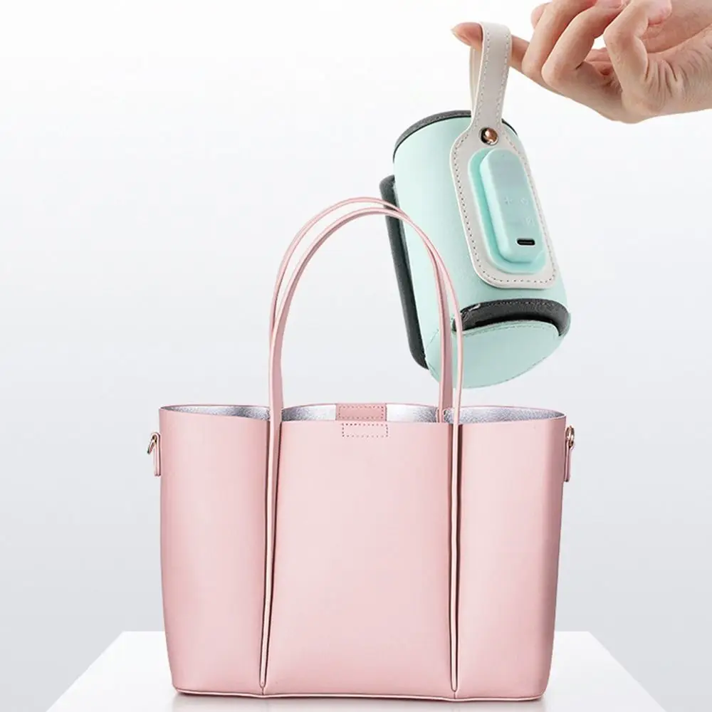 

Светодиодный дисплей, портативный подогреватель детских бутылочек, регулировка температуры, умный контроль температуры, изоляционный рукав для бутылочек с молоком, легко чистится