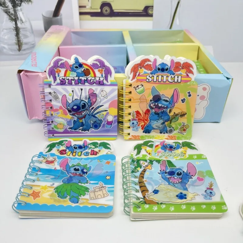 Disney Stitch 3D Change Notebook Cute Anime Cartoon School Supplies Portable Diary Office Supplies Coil Book Child Holiday Gifts