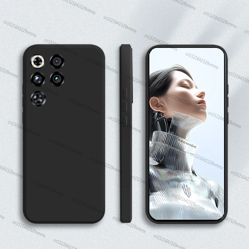حافظة هاتف أصلية من السيليكون السائل لهاتف ZTE nubia Red Magic 11 Pro حافظة خلفية مضادة للصدمات لهاتف ZTE nubia RedMagic 11 Pro #3