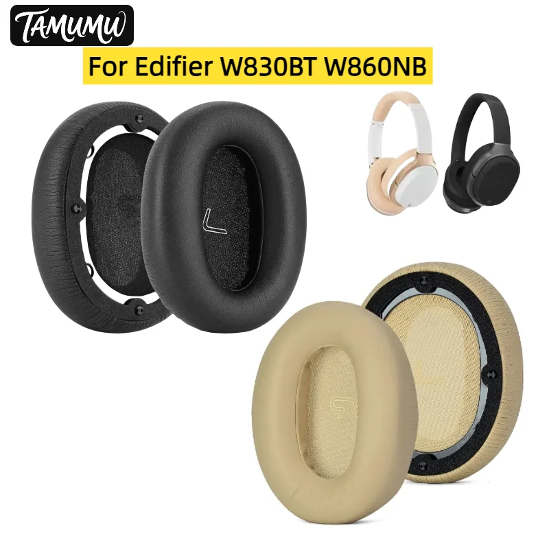 

Replacement Foam Ear Pads for Edifier W830BT W860NB memory foam Earpads Protein Leather