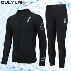 2024 Kitesurf Surfing Surfing Spearfishing Jacket Pants Clothes WetSuit 3MM Men Hydroxuit Neopren Underwater Keep Warm Diving Suit