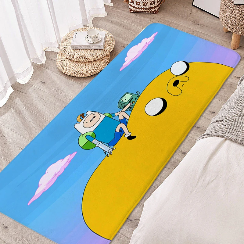 

Rug for Kids Bedroom A-Adventure Times Room Floor Carpets Entrance of House Bathroom Foot Mat Anti Slip Kitchen Accessories