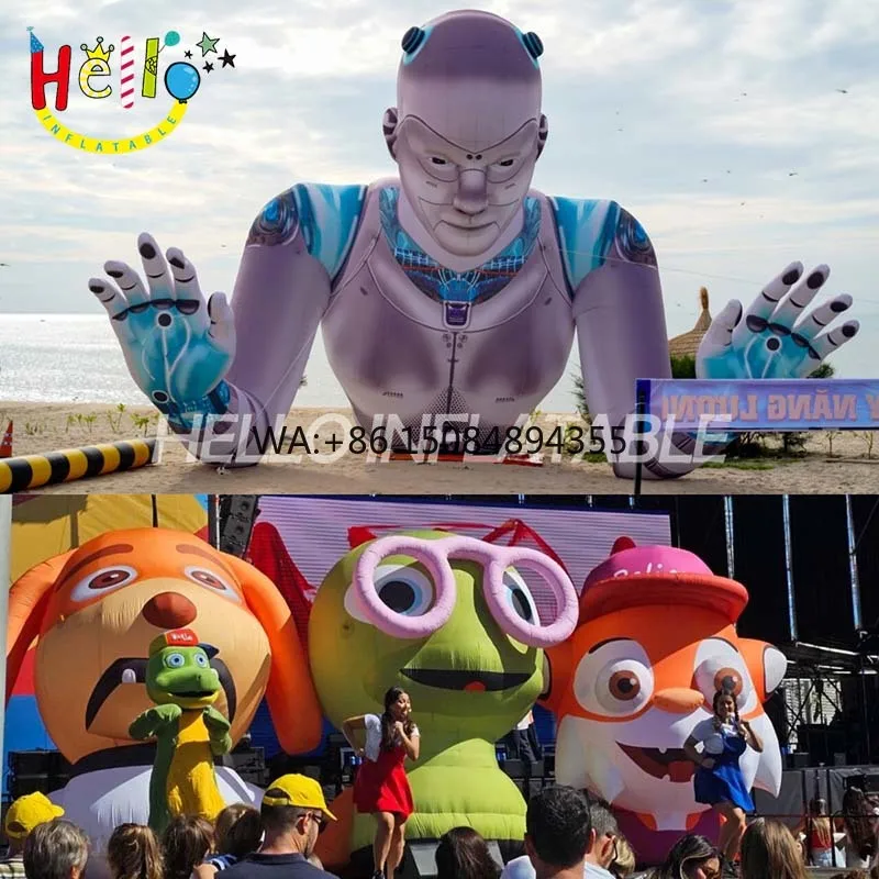 Customizable Inflatable Cartoon Characters Inflatable Animal Models for Music Festival Stage Decoration