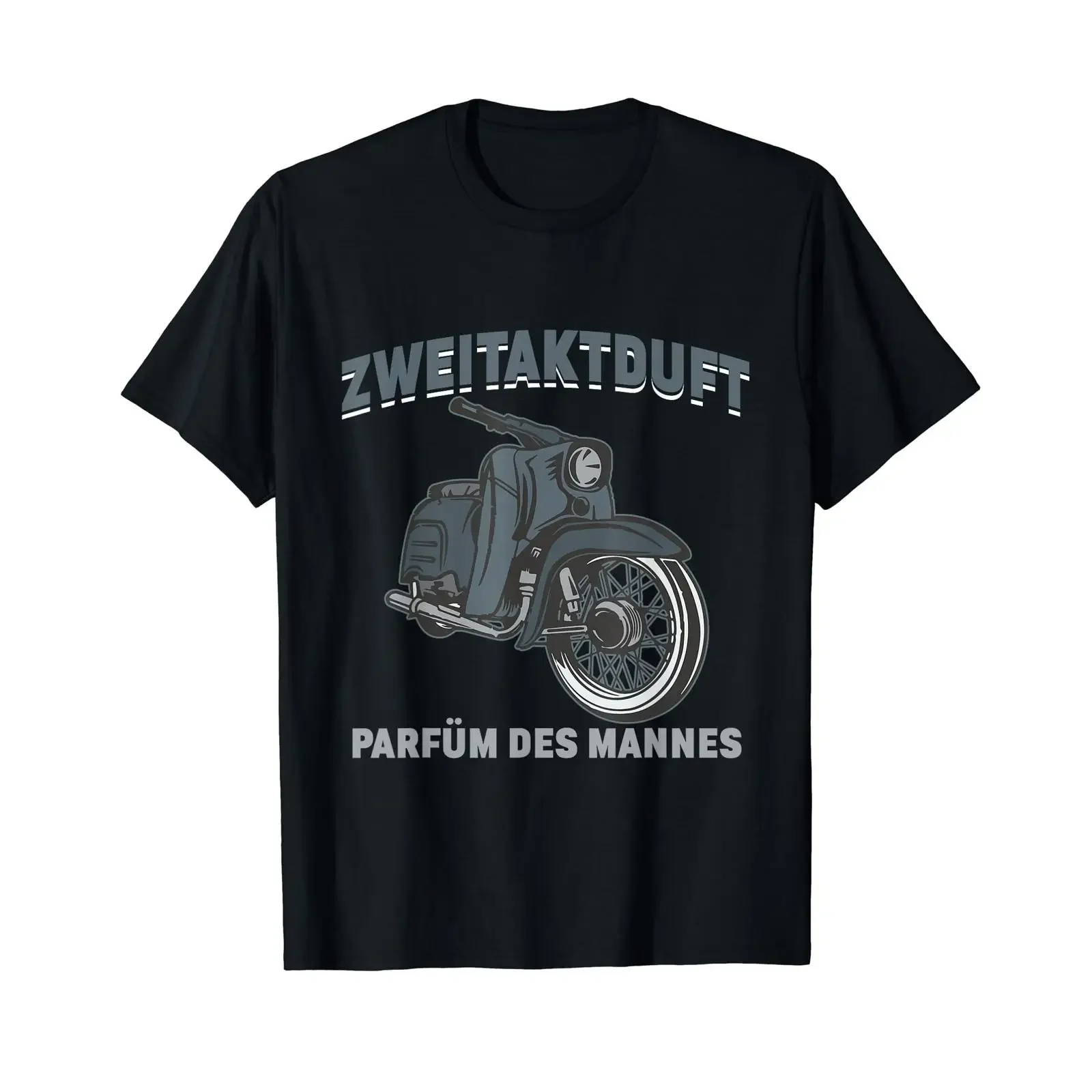 Men's Two Stroke Swallow KR51 Simson Moped T Shirt black s vintage Washed Unisex Casual Versatile Comfortable fashion graphic