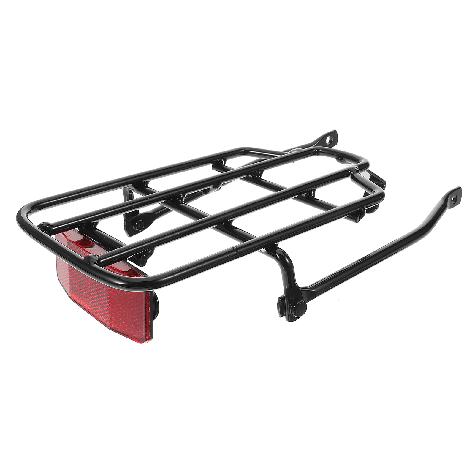 Багажник для электрического велосипеда, задняя стойка для велосипеда для взрослых и детей, прочный металлический задний сиденье, утолщенная полка, безопасный велосипедный коврик для