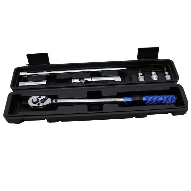 

Torque Wrench Set Drive Micrometer Torque Wrench High-Precision Stable Ergonomic Tool Kit For Car Bikes Wheel Maintenance And