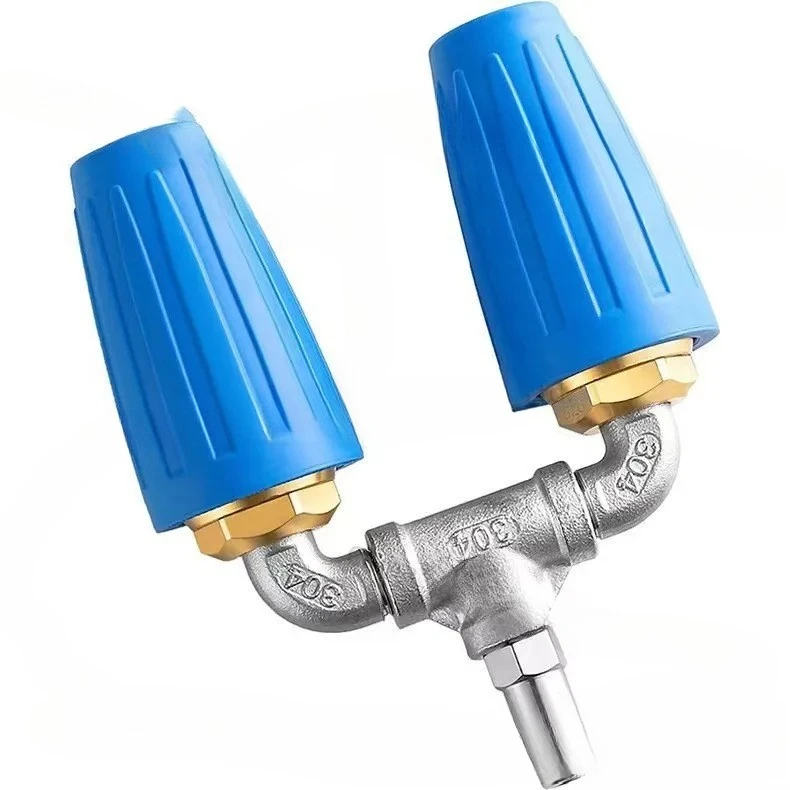 Suitable for Kärcher K series high pressure car wash water gun 1/4 stainless steel extension rod combination set