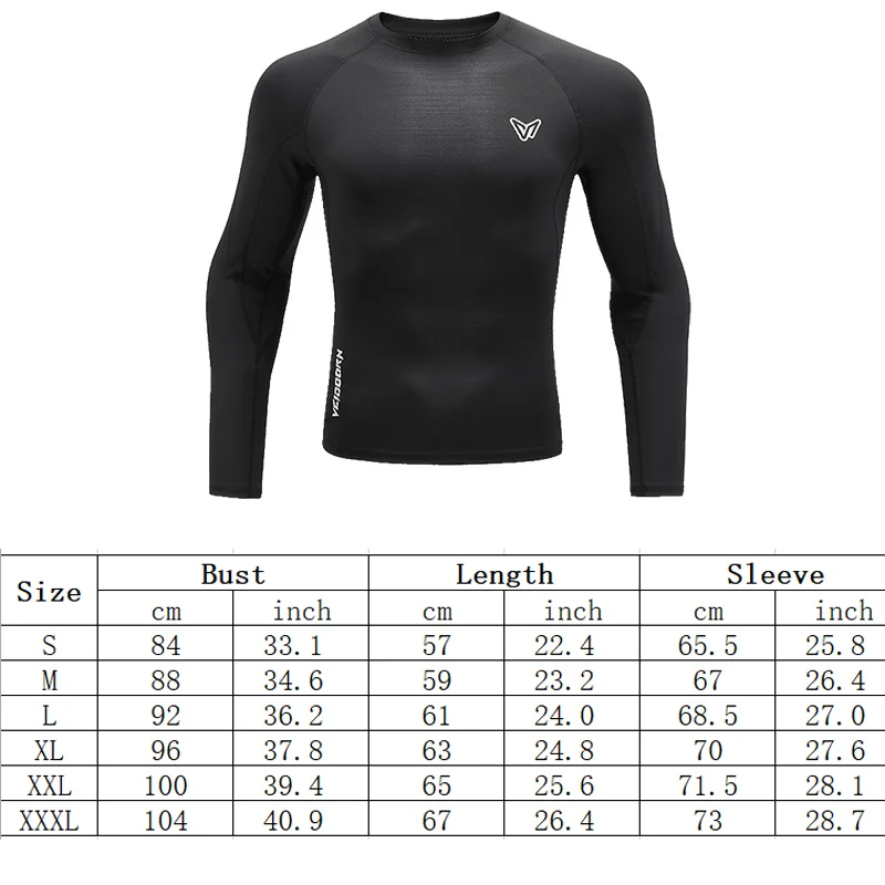 2PCS Dry Fit High Quality Compression Shirts Long Sleeves Fitness Gym Sports T-Shirt Jogging Running Shirt Breathable Mesh view 5