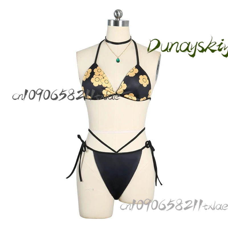 My Dress-Up Darling Marin Kitagawa Swimwear Cosplay Sexy Anime Bikini Wig Summer Beach Party/Halloween 2025 Pink Gradient Ver