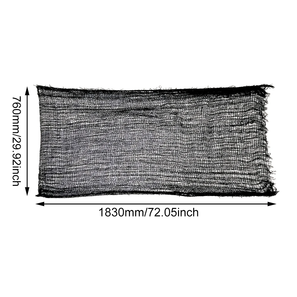 شبكة العنكبوت الاصطناعي شاش الهالويون ، قماش مخيف سهل الاستخدام ، منزل مسكون ، دعامة مشهد مخيف ، حفلة الهالالويا ، ديكور المنزل ، 183x76cm #6