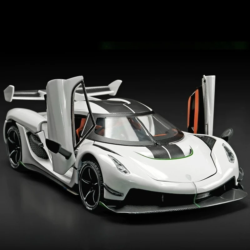 

1:24 Jesko Supercar Alloy Diecast Toy Car Model Sound Light Children's Toy Advanced Collection Gift