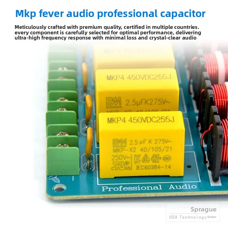 MW Audio 2 Stück 400W 5-Wege HiFi Lautsprecher-Frequenzweiche, Frequenzteiler für KTV & Bühnen-Audiosystem – Detail 7