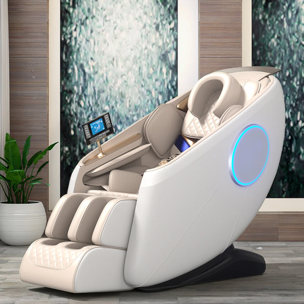 

YTYIN Wholesale Customized zero Gravity Luxury 8D White Massage Chair Full Body Massage Bluetooth Music Sofa Chair