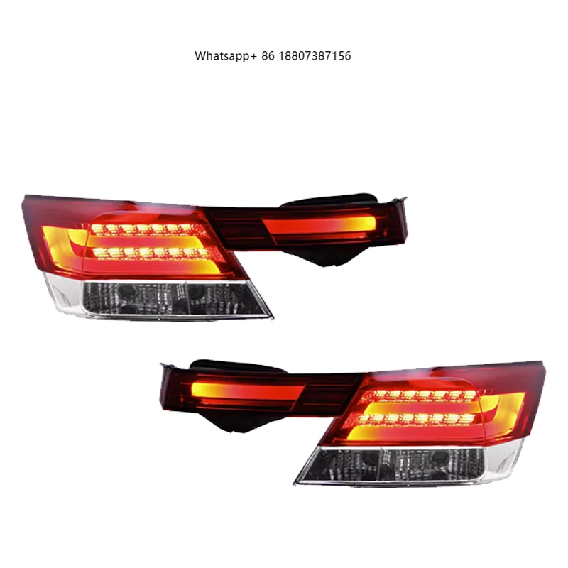 

FT Car Lights forHonda 8th Gen Accord Taillights 2008-2013 LED Tail Lamp Dynamic Turn Signal Light Car Taillights Assembly