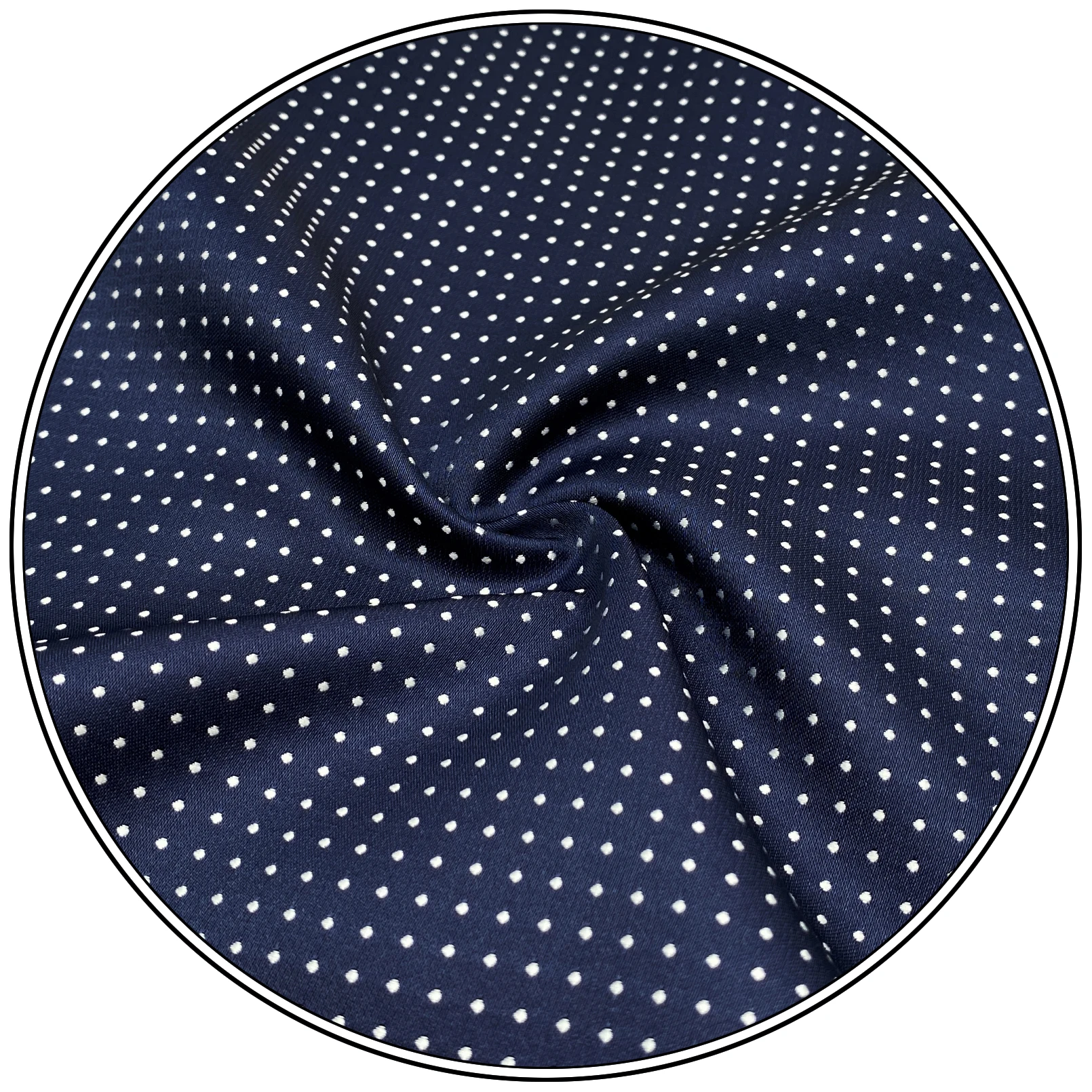 S6 Dots Navy Dark Blue White Ties For Men Silk Neckties and Pocket Square Set Extra Long Slim Gift Wedding