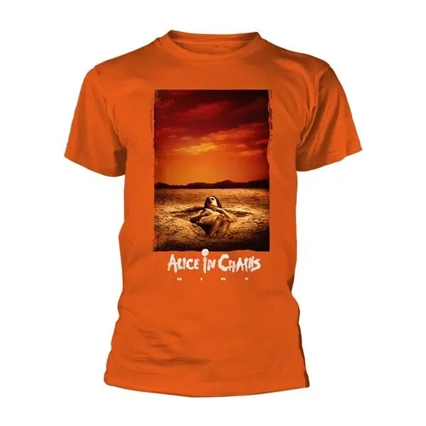 Alice In Chains 'Dirt' Orange ' T shirt - NEW