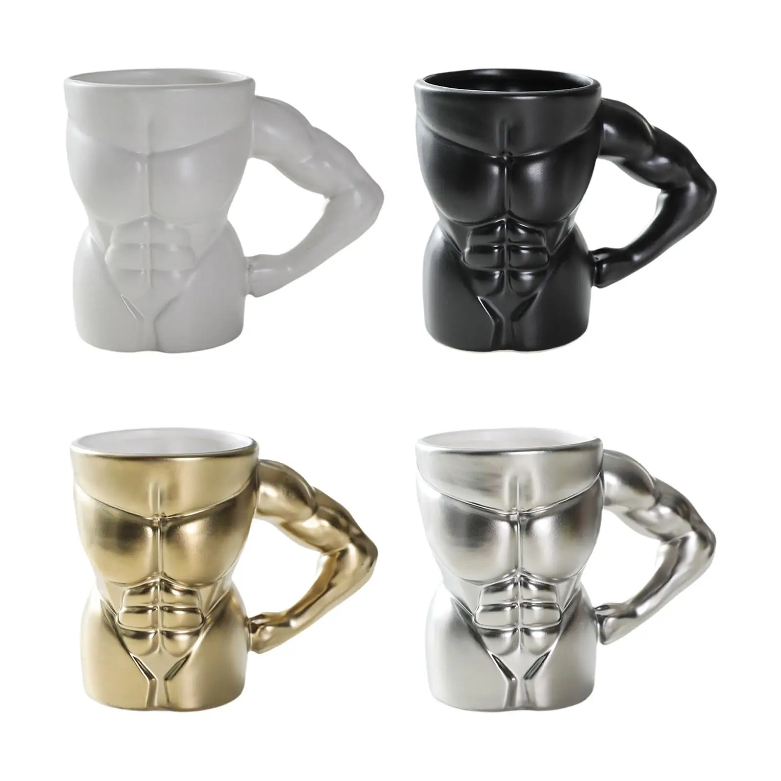 Ceramic Mug Breakfast Mug Hold Hot or Cold Drinks Coffee Mug Portable Drinkware for Office Restaurant Afternoon Tea Time Gifts
