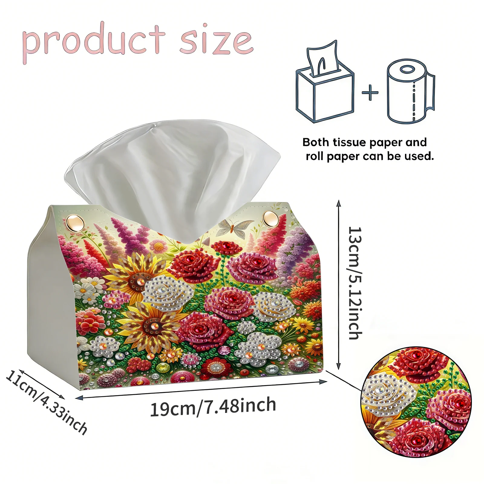 طقم رسم بالألماس من قطعة واحدة - مراجعة Pattern Tissue Paper وسعره