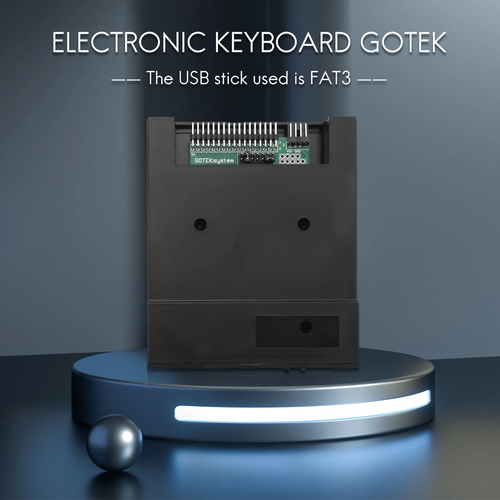 URAZL SFR1M44-U100K negro 3,5 pulgadas 1,44 MB USB SSD FLOPPY DRIVE EMULADOR para YAMAHA KORG ROLAND teclado electrónico GOTEK