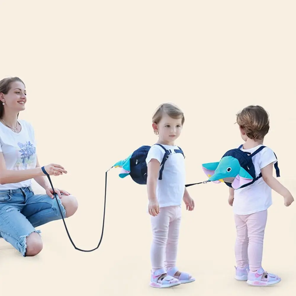 Elephant Bag Traveling Outdoor Canvas Non-slip Kids Leash Children Harness Toddler Walking Bag Strap Baby Walking Harness