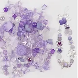 10G Acrylic Beads Smile Heart Bow Flower Beads for Jewelry Making DIY Handmade Phone Chain Bracelet Glass Beads Accessories