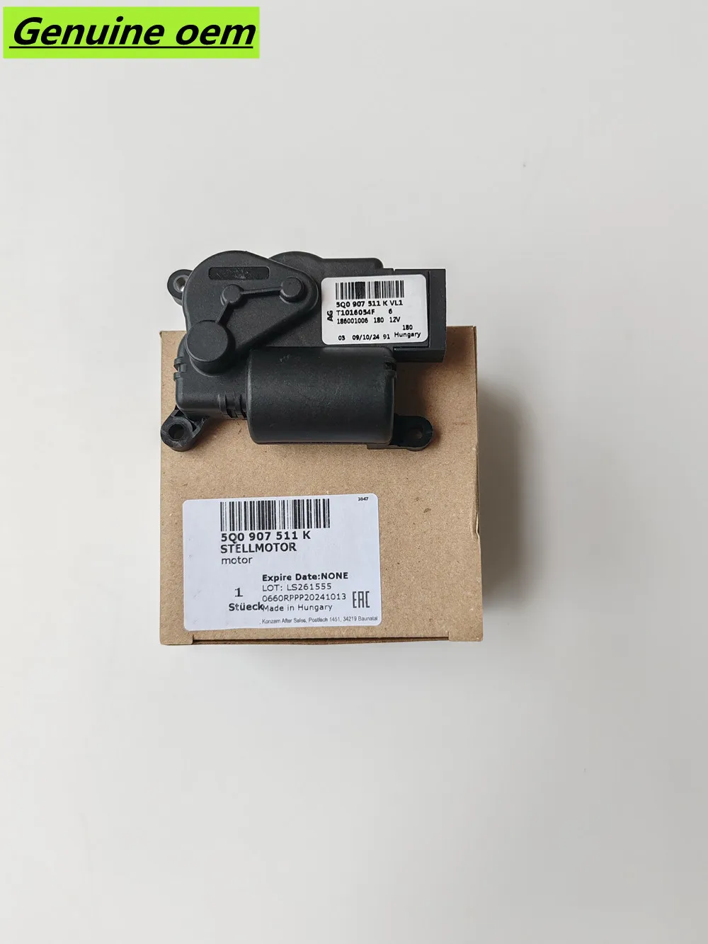 

Brand New HVAC Flap Servo AIR Motor Actuator OEM # 5Q0907511K / 5Q0 907 511 K For VW Golf 7 2013-2019 For Audi Seat Skoda
