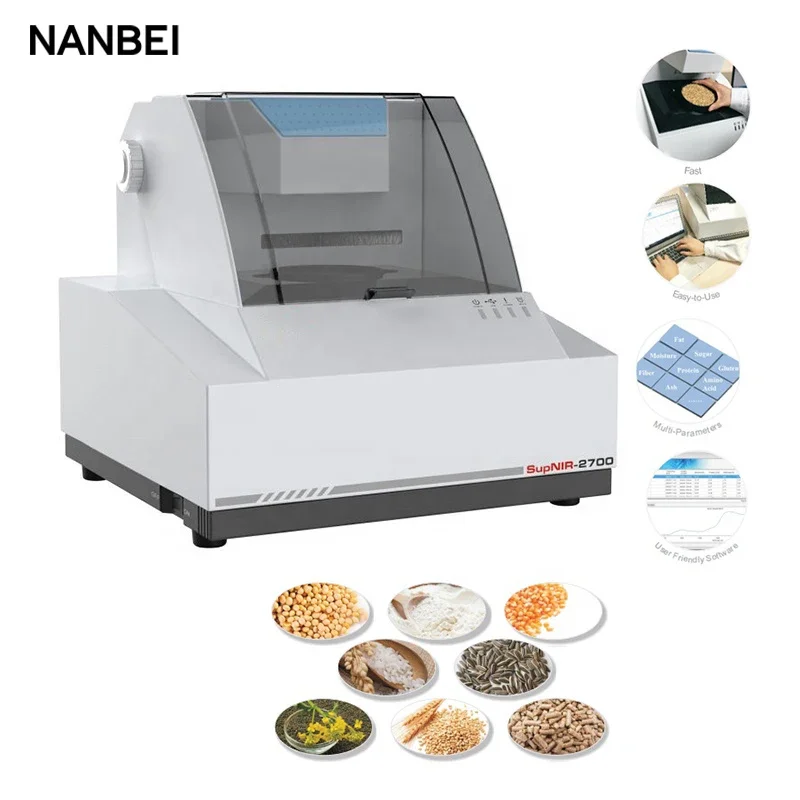 Fast Analysis NIR Grain Moisture Analyser Wheat Animals Fishing Feed Protein Test Machine NIR Spectrophotometer