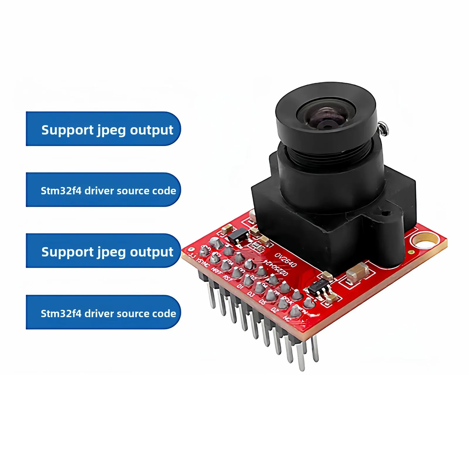 Module de caméra HD 2MP OV2640, carte de développement MCU STM32, compatible CHERRY