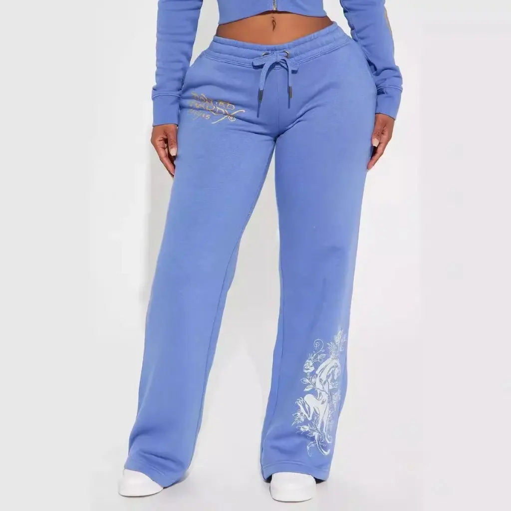 

European And American Style Women's Printed Set Spring Autumn Collection Fashionable And Stylish Ensemble